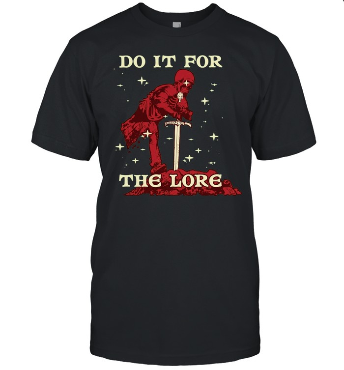 Skeleton knight sword do it for the lore fantasy adventure gaming enthusiast Classic Men's T-shirt