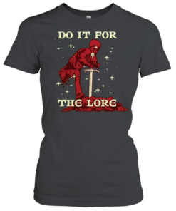 Skeleton knight sword do it for the lore fantasy adventure gaming enthusiast Classic Women's T-shirt