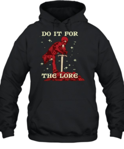 Skeleton knight sword do it for the lore fantasy adventure gaming enthusiast Unisex Hoodie