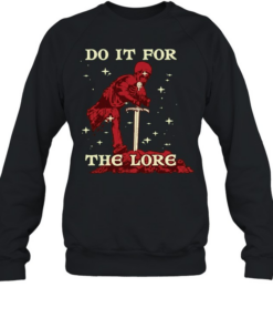 Skeleton knight sword do it for the lore fantasy adventure gaming enthusiast Unisex Sweatshirt