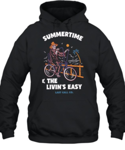 Skeleton summertime and the livin’s easy last call co  Unisex Hoodie