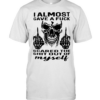 Skull I Almost Gave A Fuck Scared The Shit Out Myself  Classic Men's T-shirt