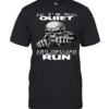 Skull If I'm Too Quiet And Smiling You Might Want To Run Classic Men's T-shirt