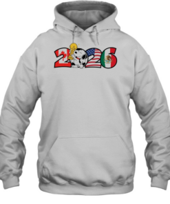 Snoopy 2026 World Cup soccer Canada USA Mexico soccer  Unisex Hoodie