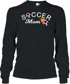 Soccer mom fire T Long Sleeved T-shirt