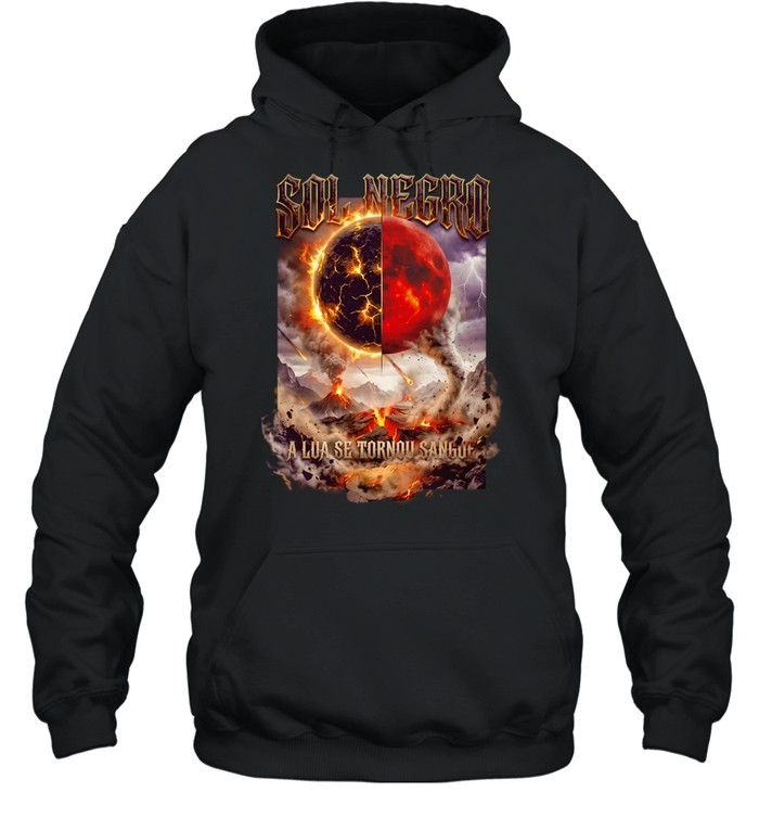 Sol Negro alua se tornou sangue Unisex Hoodie