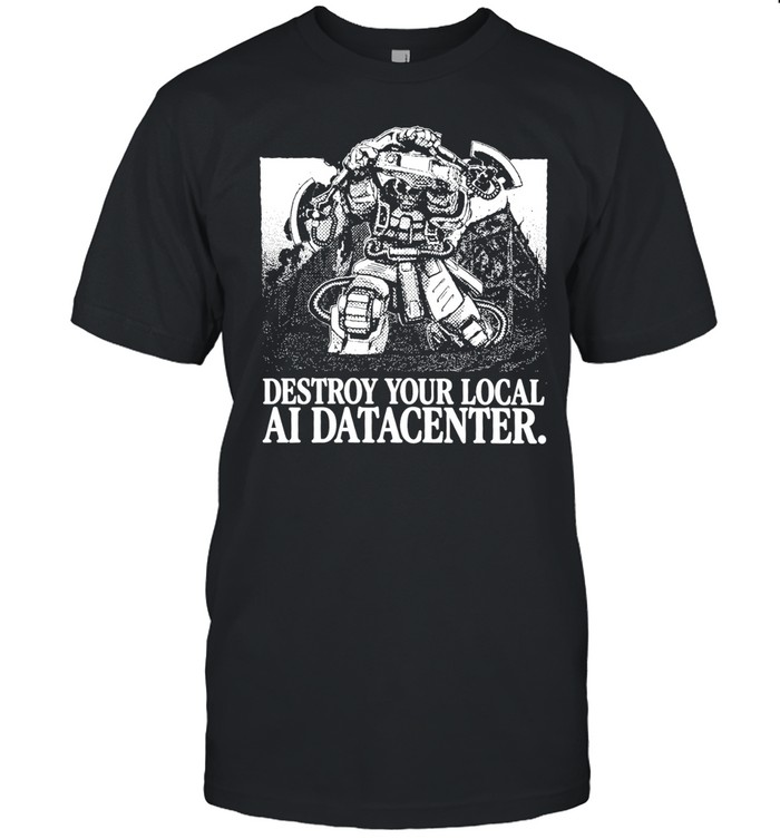 Space Marine destroy your local ai datacenter Classic Men's T-shirt