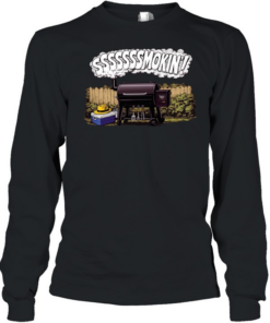 Ssssssmokin Pellet grill Long Sleeved T-shirt