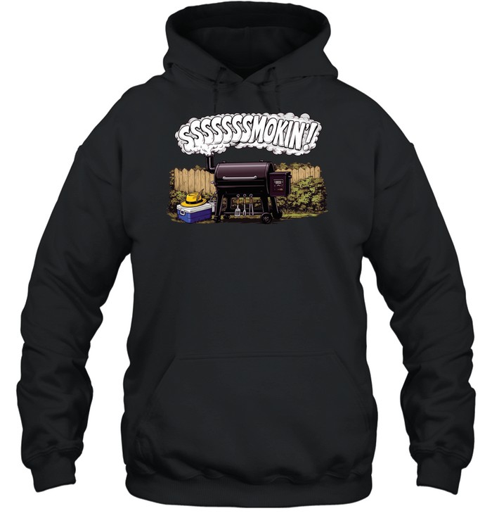 Ssssssmokin Pellet grill Unisex Hoodie