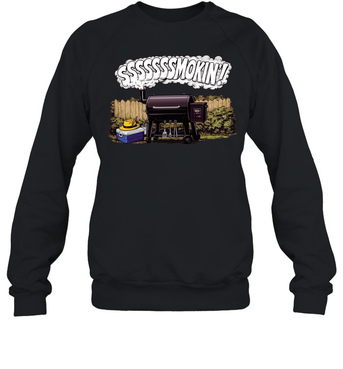 Ssssssmokin Pellet grill Unisex Sweatshirt