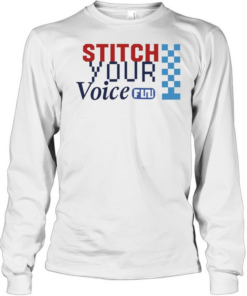Stitch Your Voice Long Sleeved T-shirt