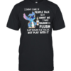 Stitch coffee I don’t care if people talk shit about me I was raised to flush shit down the toilet not play with it  Classic Men's T-shirt