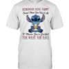Stitch remember being happy doesn’t mean you have it all it means you’re grateful for what you have  Classic Men's T-shirt