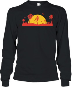 Sunset Crane Club  Long Sleeved T-shirt