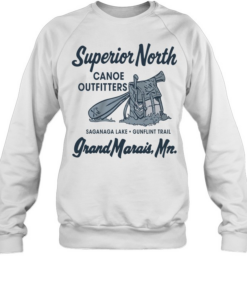 Superior North Canoe Outfitters Grand Marais MN  Unisex Sweatshirt
