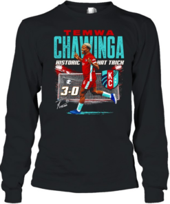 Teamwa Chawinga historic hat trich 3-0 signature T Long Sleeved T-shirt