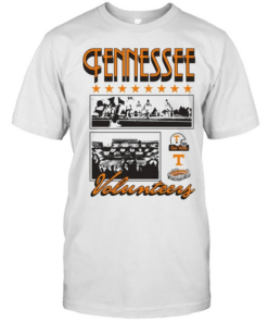 Tennessee Volunteers Football Go Vols Stadium Helmet  Classic Men's T-shirt