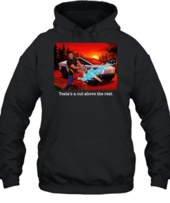Tesla’s a cut above the rest Cybertruck  Unisex Hoodie
