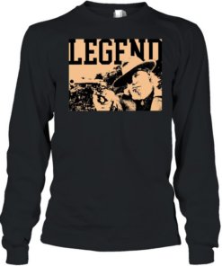 The Rooster Legend Marshal Reuben J. Cogburn T Long Sleeved T-shirt