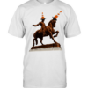 The Scottish Were Here Duke of Wellington Statue Glasgow T Classic Men's T-shirt