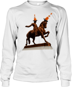The Scottish Were Here Duke of Wellington Statue Glasgow T Long Sleeved T-shirt