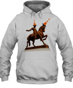 The Scottish Were Here Duke of Wellington Statue Glasgow T Unisex Hoodie