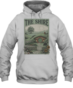 The Shire Hobbit Hole illustration T Unisex Hoodie