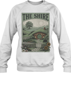 The Shire Hobbit Hole illustration T Unisex Sweatshirt