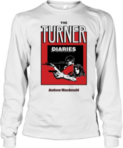 The Turner Diaries Andrew Macdonald retro  Long Sleeved T-shirt