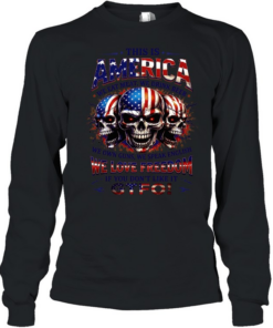 This Is America We Eat Meat We Drink Beer T Long Sleeved T-shirt