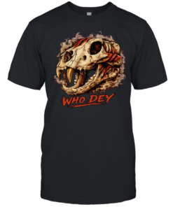 Tiger Skull Who Dey T Classic Men's T-shirt