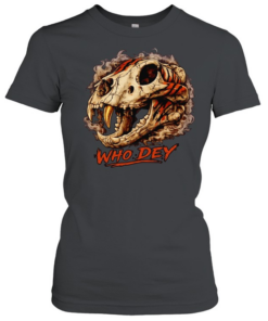 Tiger Skull Who Dey T Classic Women's T-shirt