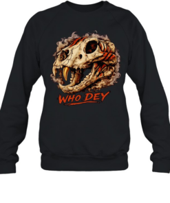 Tiger Skull Who Dey T Unisex Sweatshirt