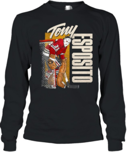 Tony Esposito Chicago Highlight Hockey T Long Sleeved T-shirt
