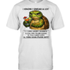 Turtle I Know I Swear A Lot 1 I Am Very Sorry 2 I’ll Try To Be Good 3 1 & 2 Are Lies 4 You Can Fuck Off  Classic Men's T-shirt