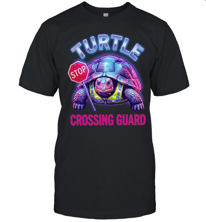 Turtle stop crossing guard retro vibe Classic Men's T-shirt