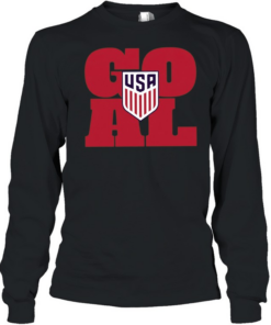 U.S. Soccer GOAL Logo  Long Sleeved T-shirt