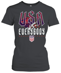 U.S. Soccer Vs. Everybody Grunge  Classic Women's T-shirt
