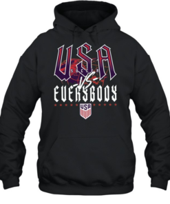 U.S. Soccer Vs. Everybody Grunge  Unisex Hoodie