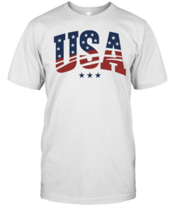 USA Patriotic Stars  Classic Men's T-shirt