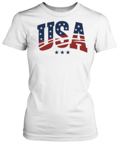 USA Patriotic Stars  Classic Women's T-shirt