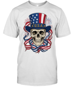 Uncle Sam Skull American Pride T Classic Men's T-shirt