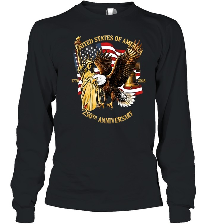 United States Of America 250 Year Long Sleeved T-shirt