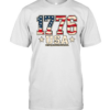 Vintage 1776 American Flag T- Classic Men's T-shirt
