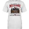 Vintage Mechanic Knows More Than He Says And Notices More Than You Realize T Classic Men's T-shirt