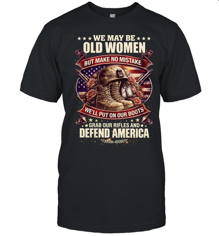 WE MAY BE OLD WOMEN Classic Men's T-shirt