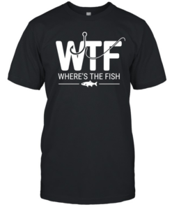 WTF Where's The Fish Classic Men's T-shirt