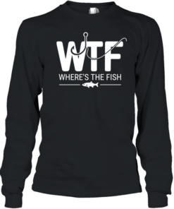 WTF Where's The Fish Long Sleeved T-shirt