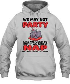 We May Not Party Like We Used To But If We Take A Nap We Can Stay Up Till Dark  Unisex Hoodie