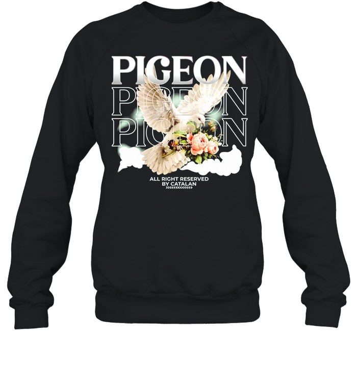 White dove piceon all right reserved by catalan Unisex Sweatshirt